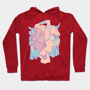 Retro Blend Taurus Beauty Hoodie